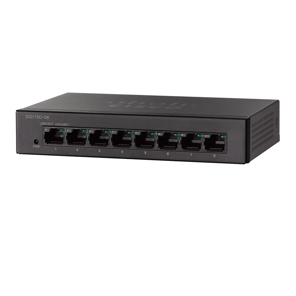 Cisco SG110D-08 | Switch | 8x 1000Mb/s, Desktop