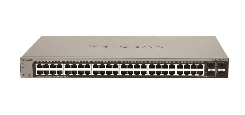 Netgear GS748T-500EUS | Switch | 48x RJ45 1000Mb/s, 4x SFP