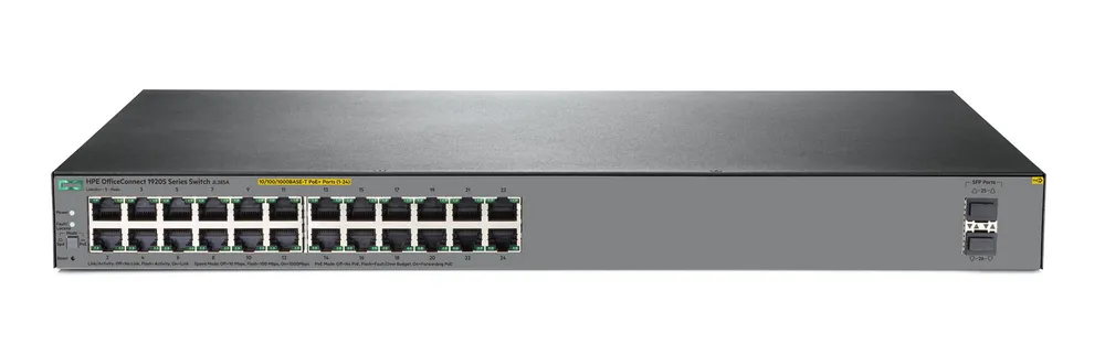 Office Connect 1920S 24G 2SFP PoE+ | Switch | 24x RJ45 1000Mb/s, 2x SFP, PoE+ 370W