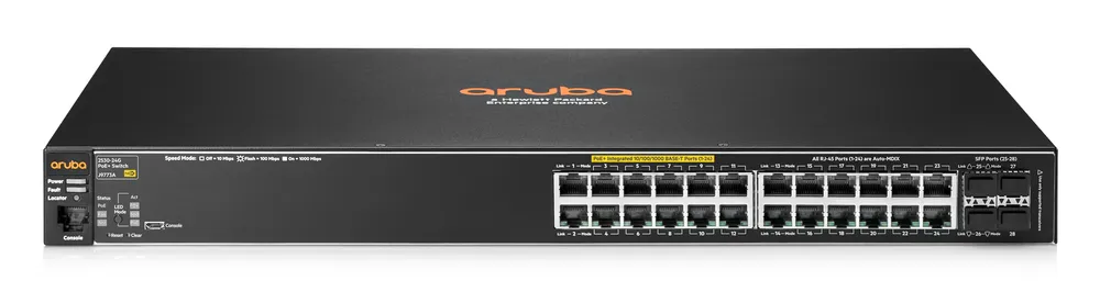 Aruba 2530 24G PoE+ | Switch | 24x RJ45 1000Mb/s, PoE+, 4x SFP