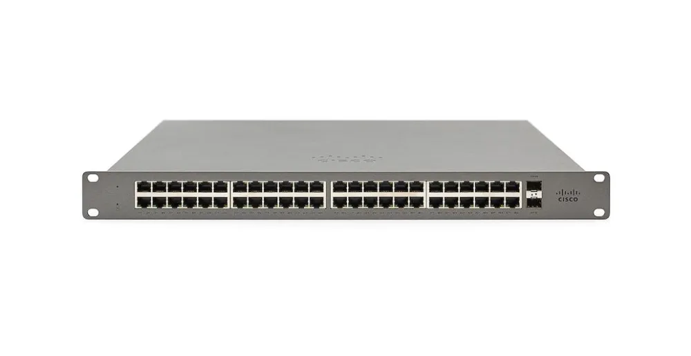 Cisco Meraki Go GS110-48-HW-EU | Switch | 48x 1000Mb/s 2x SFP Uplink, Pouzdro Rack