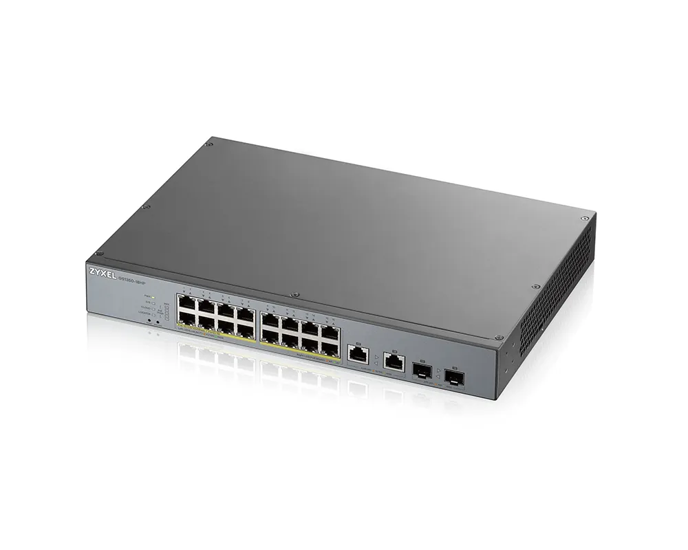 ZYXEL GS1350-18HP GIGABIT CCTV MANAGED SWITCH