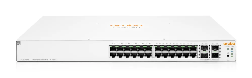 Aruba Instant On 1930 24G 4SFP/SFP+ PoE (195W) | Switch | 24x RJ45 1000 Mb/s, 4x SFP/SFP+