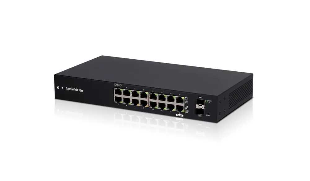Ubiquiti ES-18X | Switch | EdgeMAX EdgeSwitch, 16x RJ45 1000Mb/s, 2x SFP, 1x PoE