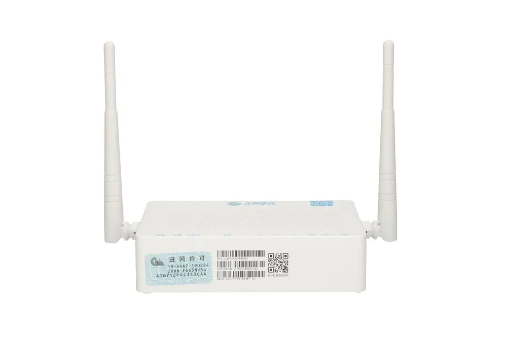ZTE ZXHN F663N V3A GPON ONT (1X GE + 3X FE + 1X USB + WI-FI (2x ANTENNAS) + 1X POTS)