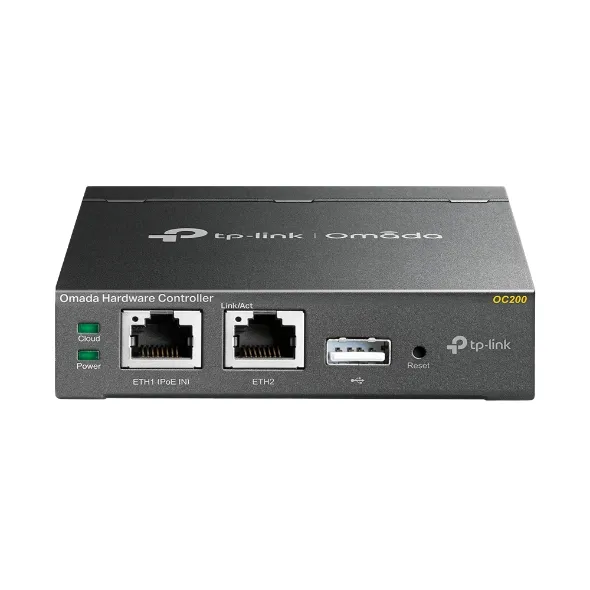 TP-Link OC200 | Controlador Cloud Omada | 2x RJ45 100Mb / s, 1x USB, 1x microUSB, PoE 802.3af / at