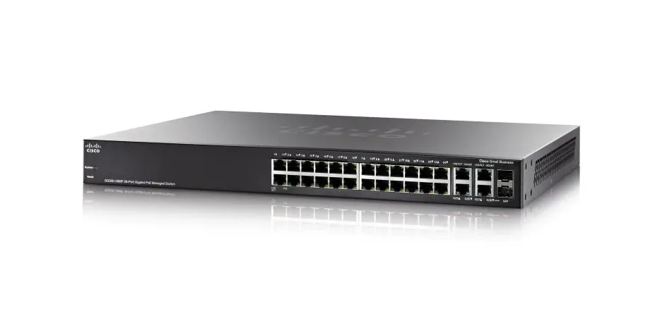 CISCO SG300-28MP 28-PORT GIGABIT MAX-POE MANAGED SWITCH
