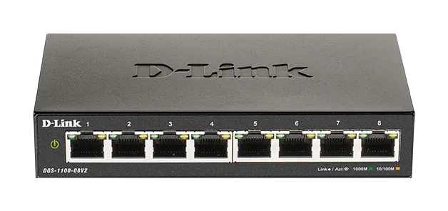 DGS-1100-08V2/E | Switch | 8x RJ45 1000Mb/s