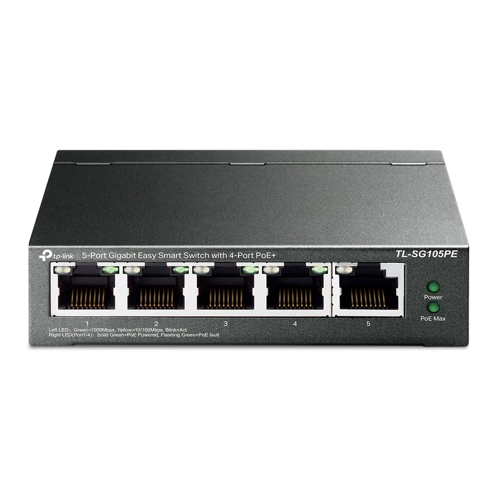 TP-LINK TL-SG105PE 5-PORT GIGABIT DESKTOP SWITCH