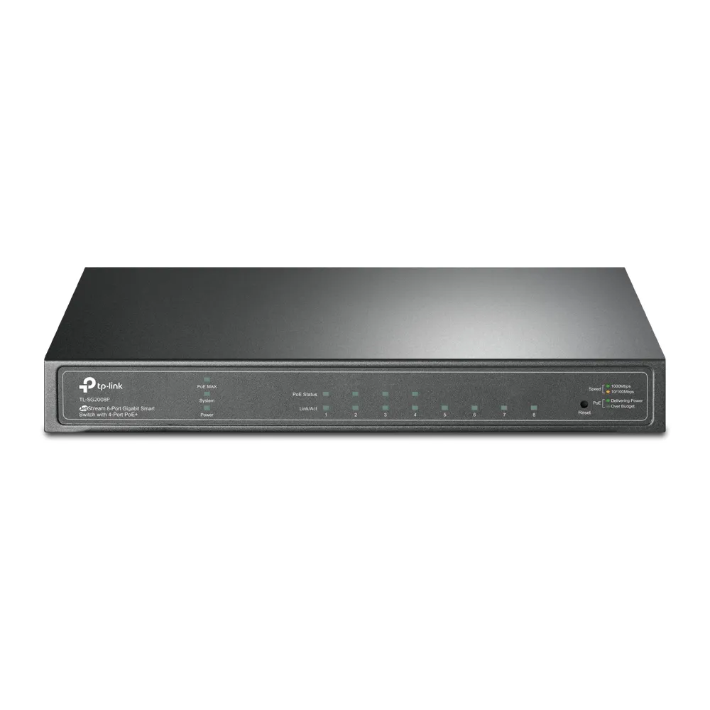TP-LINK TL-SG2008P JETSTREAM 8-PORT GIGABIT, 4X POE+ SMART SWITCH
