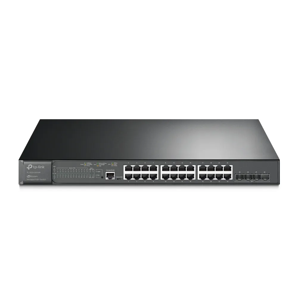TP-LINK TL-SG3428XMP JETSTREAM 24-PORT GIGABIT L2+ MANAGED SWITCH 4X SFP