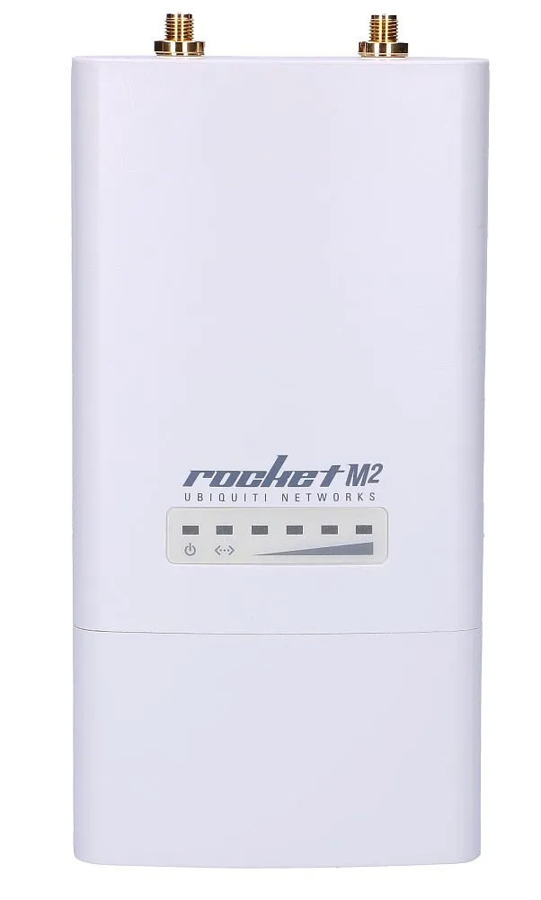 Ubiquiti RocketM2 |Základní stanice | 2,4GHz, 1x RJ45 100Mb/s, 2x RP-SMA