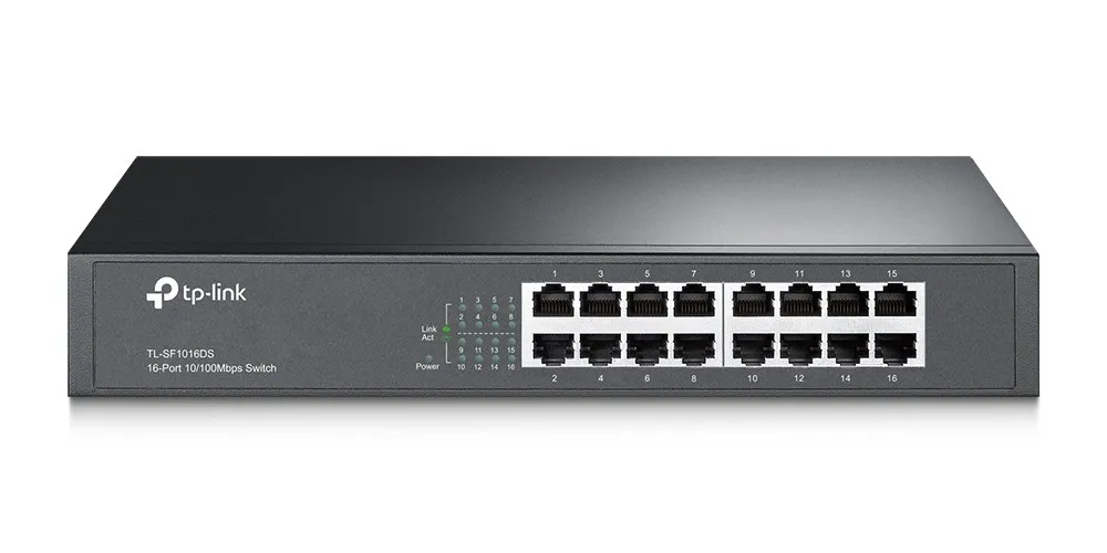 TP-LINK TL-SF1016DS SWITCH RACK 16X10/100MBPS