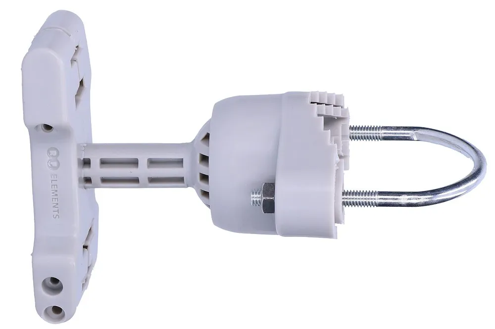 RF Elements NanoBracket Universal | Soporte de montaje | de pared y de poste, dedicado para Ubiquiti NSM5, NSM2, TP-Link TL-WA5210G