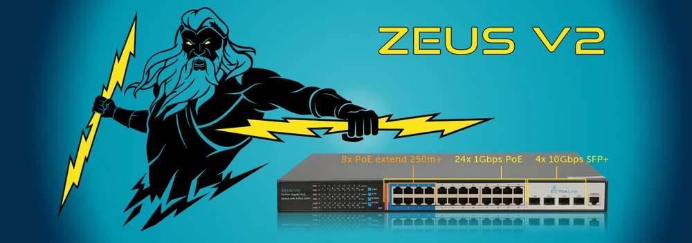 Extralink - Switche PoE para cámaras y más!