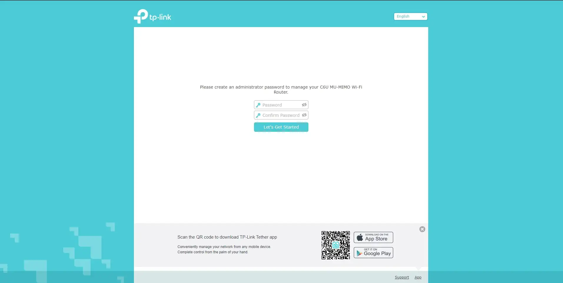 Wpisanie hasła przy pirszym uruchomieniu routera Wpisanie hasła przy pirszym uruchomieniu routera