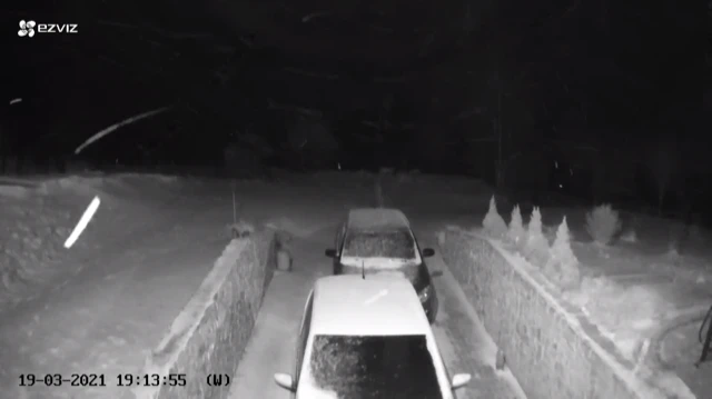 Vista noturna do Ezviz C6TC