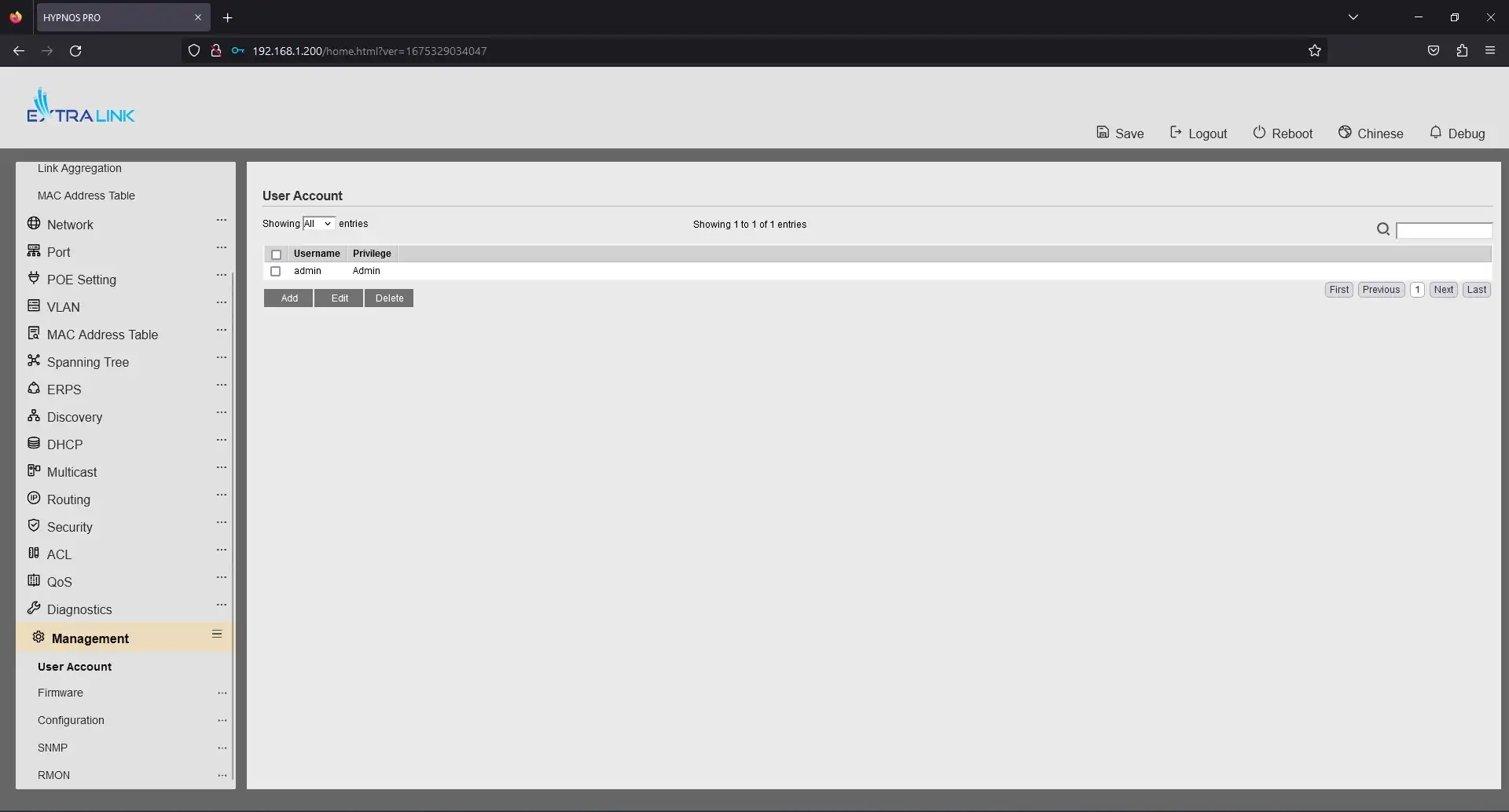 User accounts User accounts