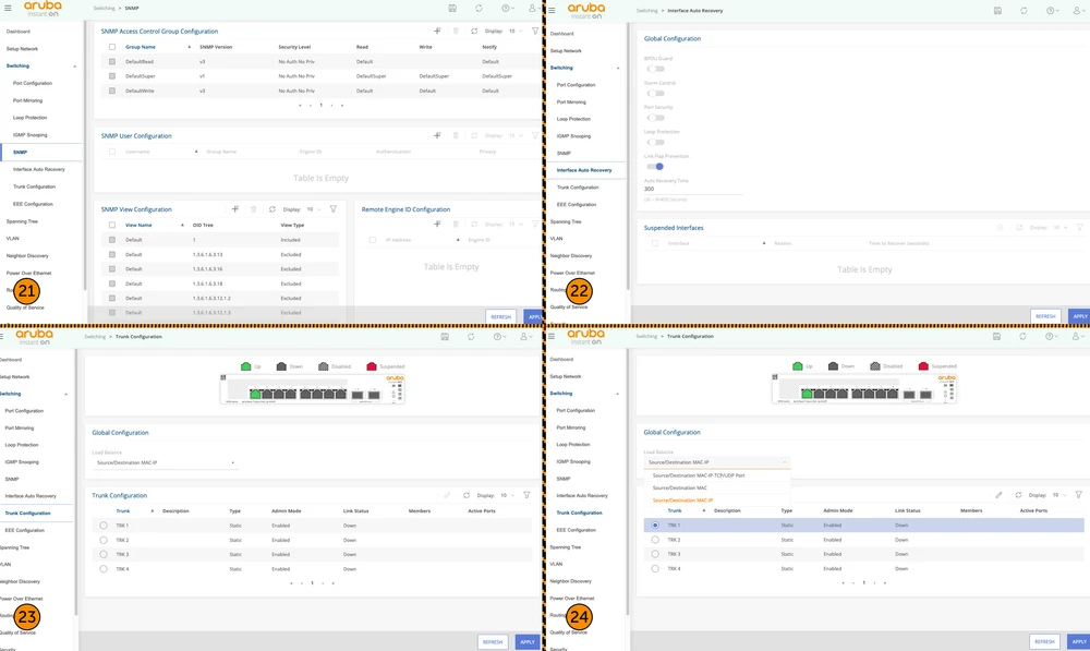 Aruba Instantaneamente na comutação_4