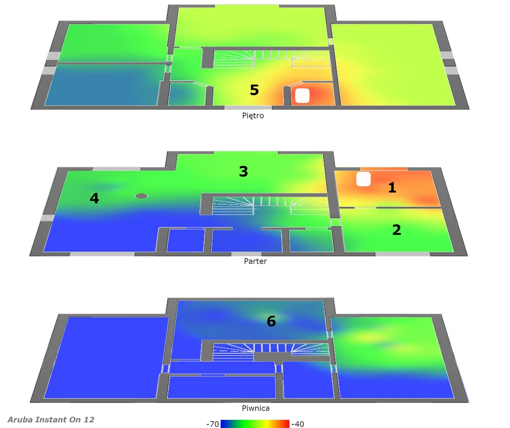 Aruba Instantaneamente no Heatmap