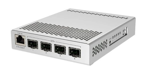 Mikrotik CRS305-1G-4S IN visão geral do interruptor