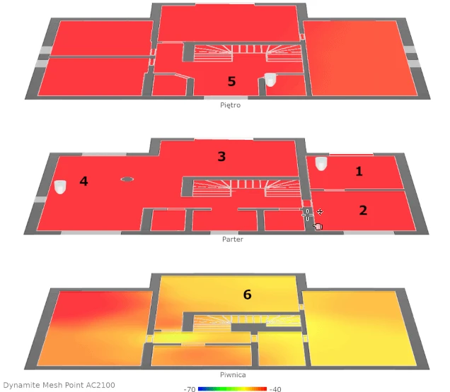Heatmap Dynamite Mesh Point AC2100 (C21)