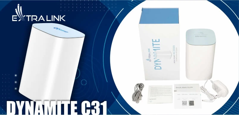 Rede Mesh de alto desempenho para sua casa - Extralink Dynamite C31