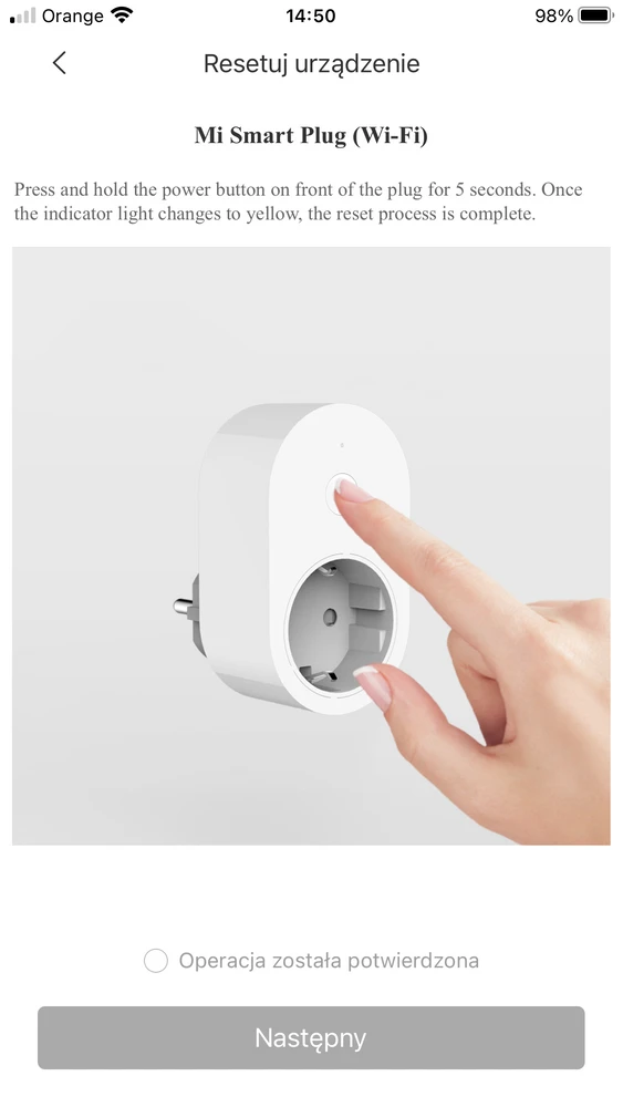 Konfiguracja krok 2 Konfiguracja krok 2