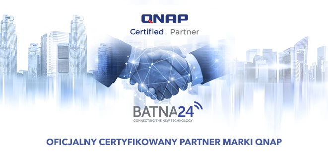 Parceiro oficial certificado da marca QNAP