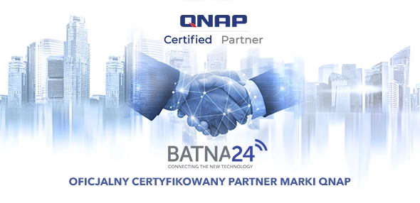 Parceiro oficial certificado da marca QNAP