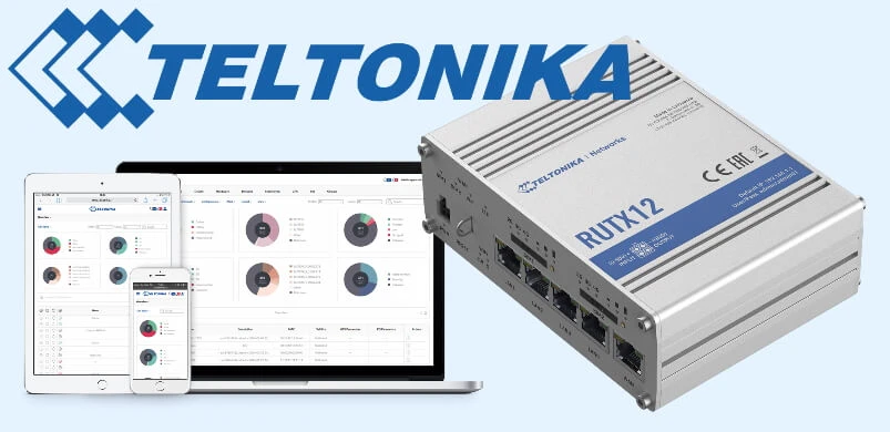 Roteador industrial Teltonika RUTX12 - teste de desempenho