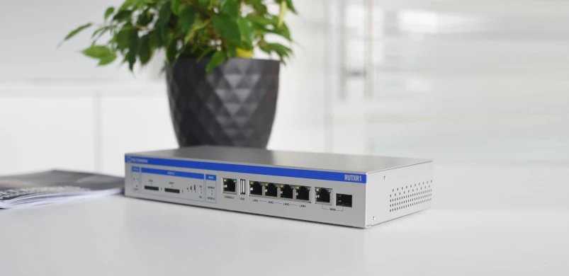 Teltonika RUTXR1 - combinação de SFP e LTE em um único dispositivo