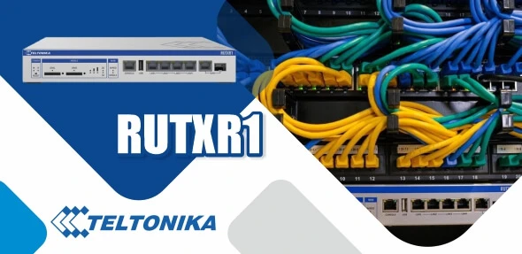 Roteador Industrial Multifuncional RUTXR1 da Teltonika