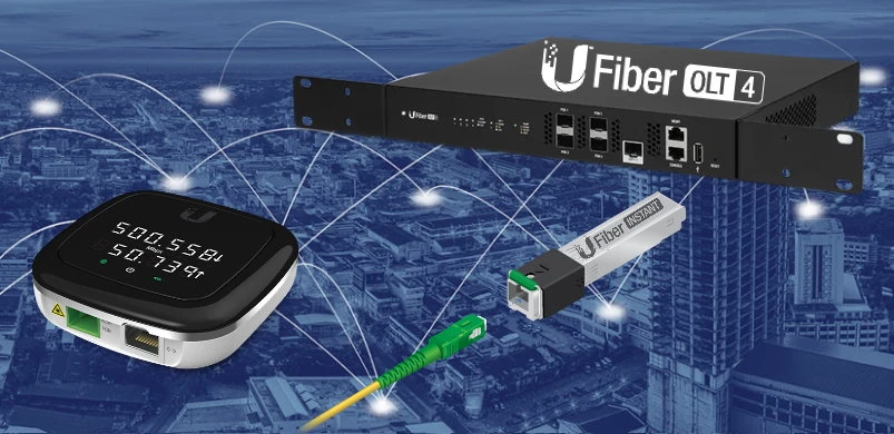 Provedor de rede GPON de baixo custo usando equipamento Ubiquiti