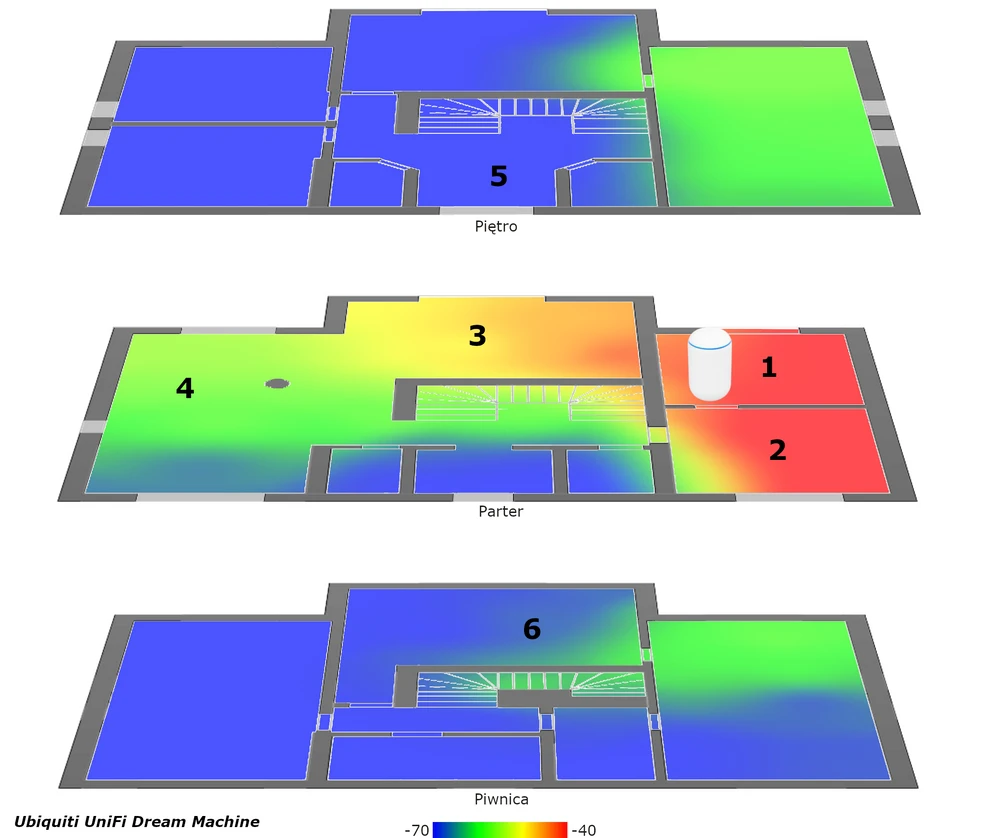 Máquina UinFi Dream - HeatMap