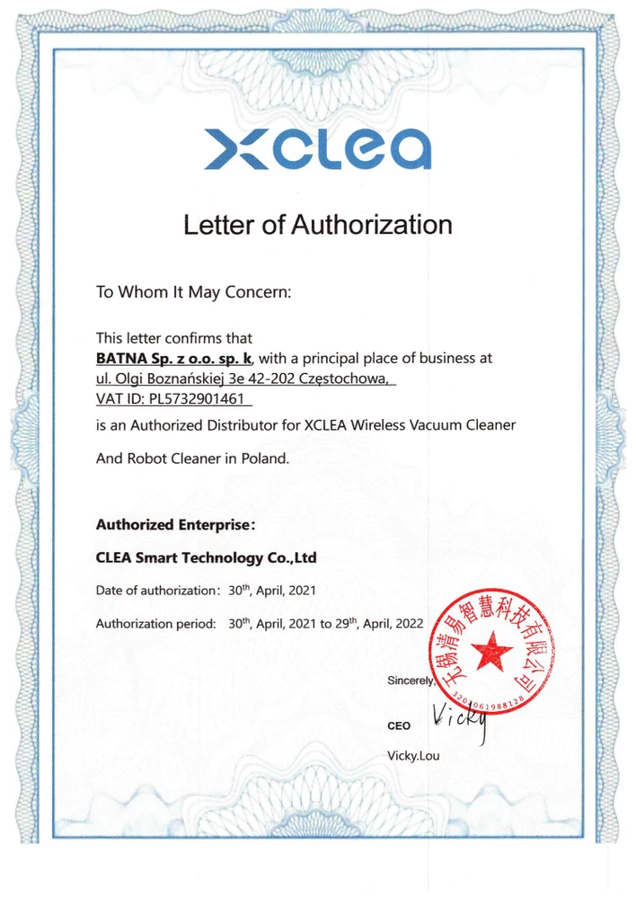 Carta de Autorização XCLEA