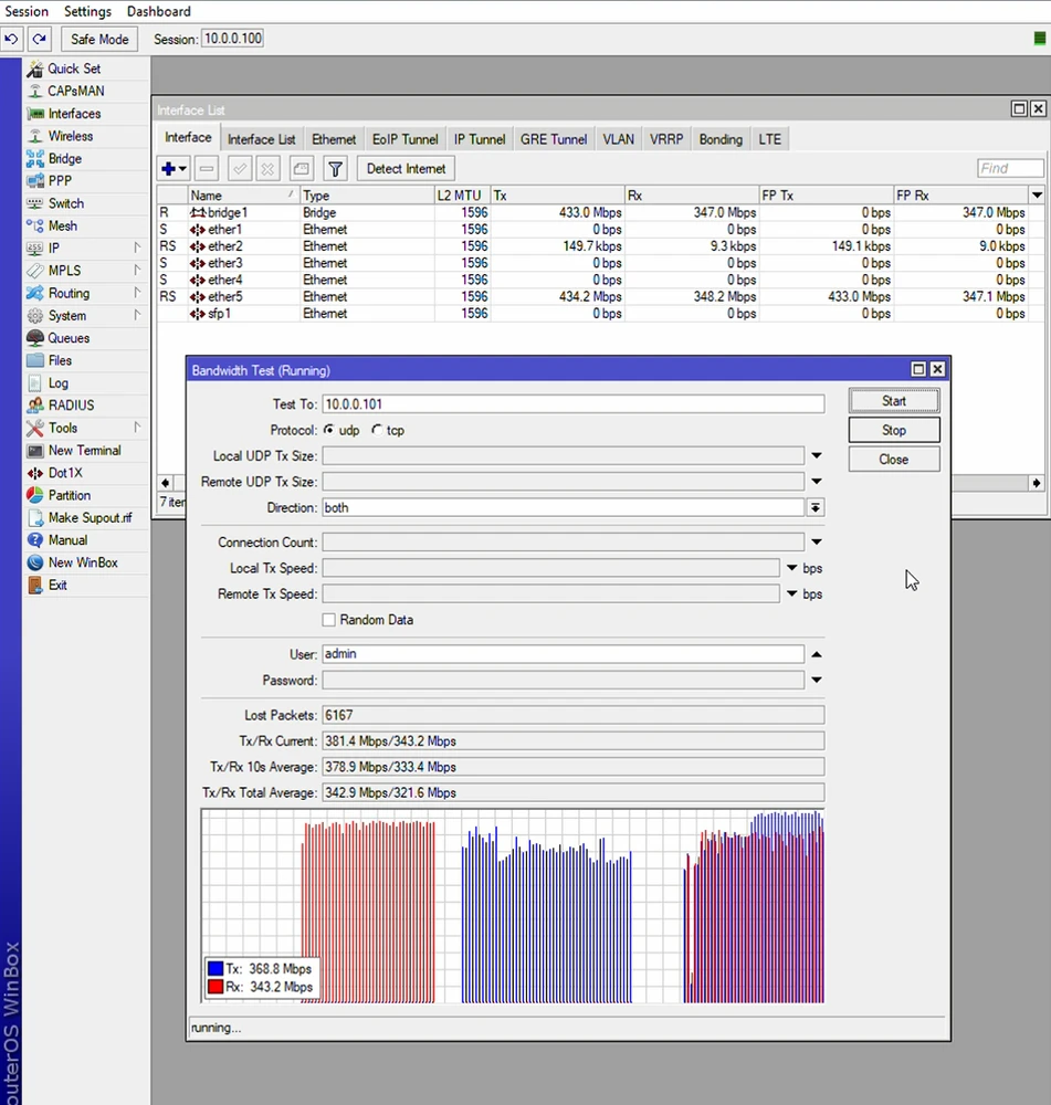Mimosa A5x UDP ambos