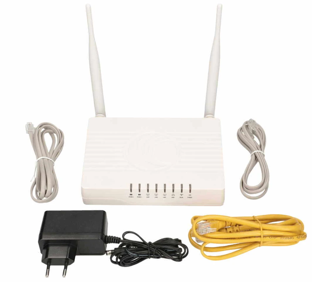 Composição da embalagem Cambium cnPilot R190V