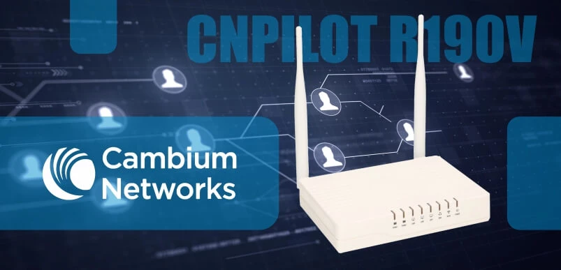 Roteador WiFi simples Cambium cnPilot R190V