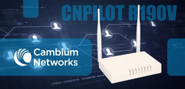Roteador WiFi simples Cambium cnPilot R190V