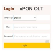 EXTRALINK EPON OLT - Interfaz de la WWW