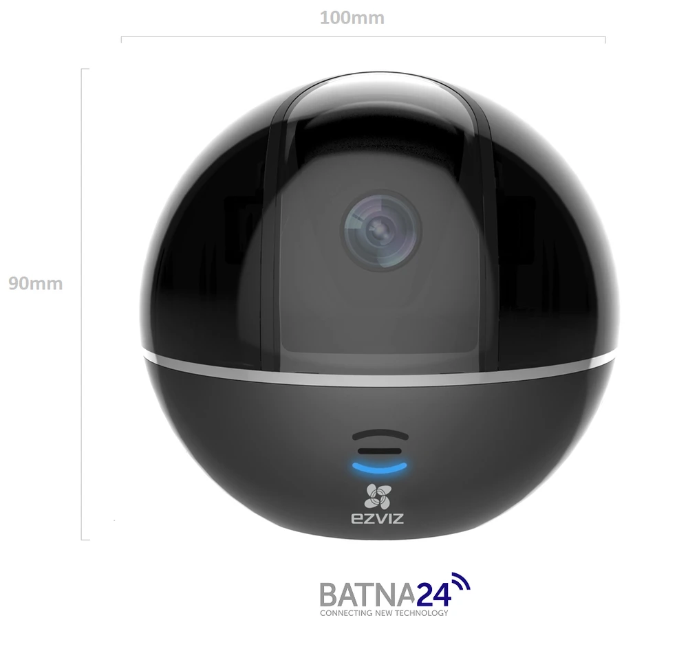 Dimensões do EzViz C6TC