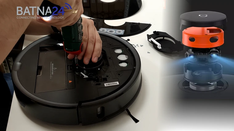 Xiaomi Roborock S55 | Substituição do laser principal - Guia