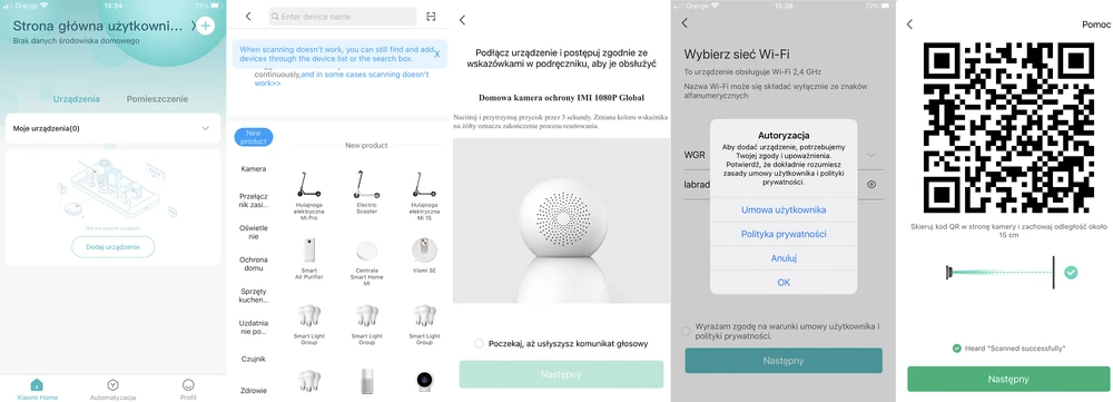 Aplicação móvel MiHome_2