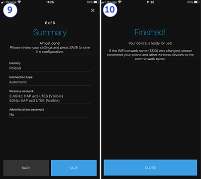 aplicação móvel microtik