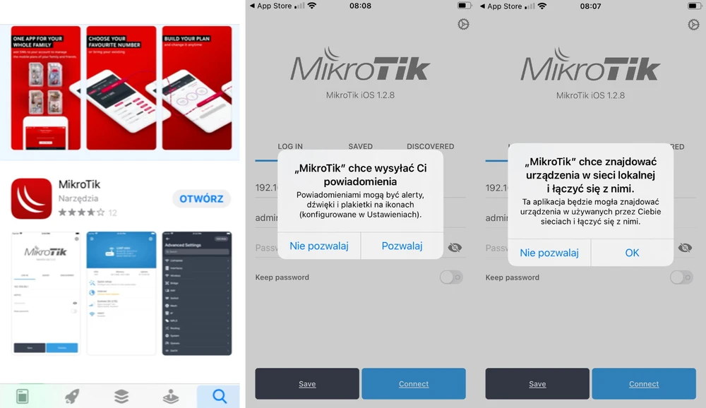 Aplicativo móvel para RouterBoard wAP configuração AC MikroTik