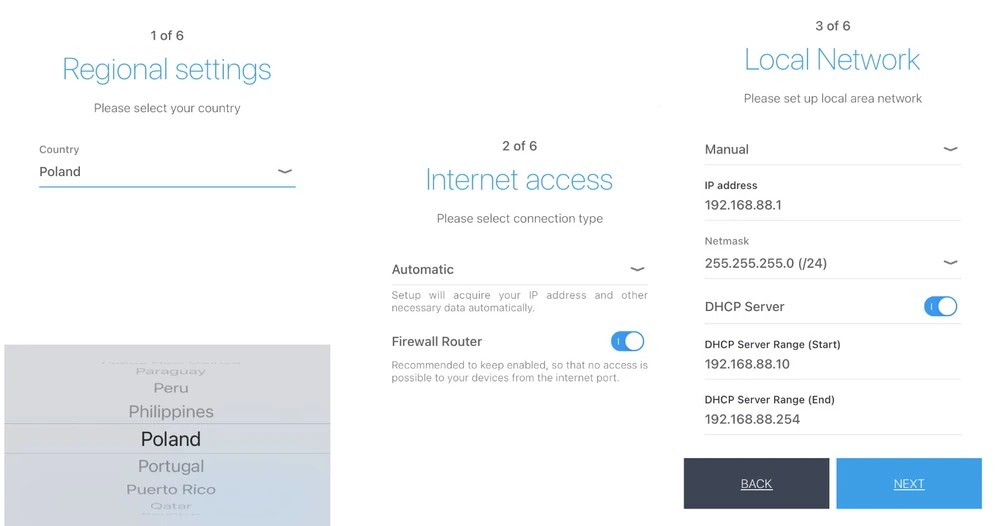 Configuração da aplicação móvel MikroTik RouterBoard wAP AC