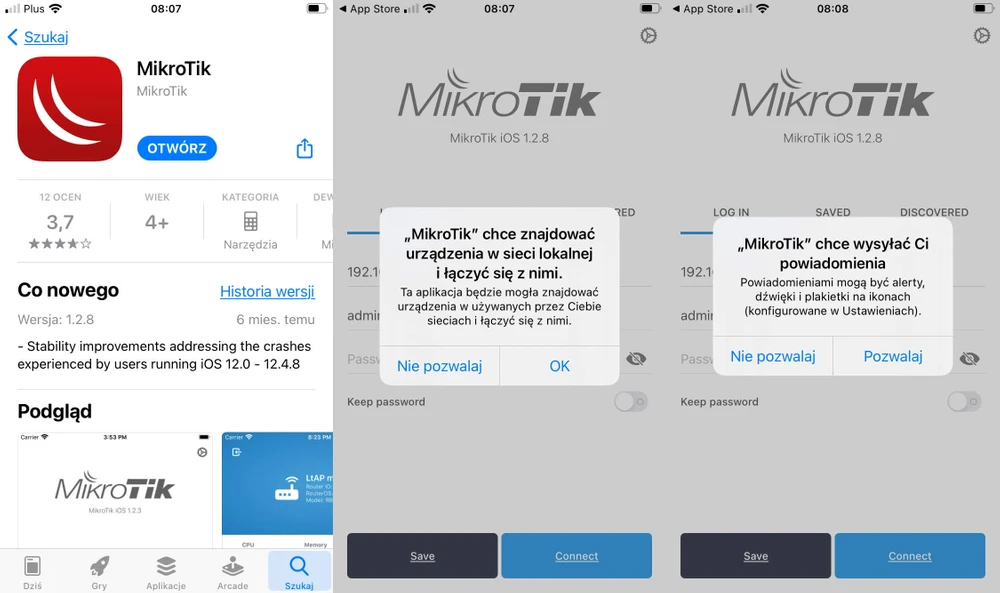 Configuração do MikroTik wAP LTE6 usando aplicação móvel