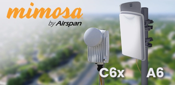 Actualize hoje mesmo a sua rede Wi-Fi! Velocidades Gigabit 6E Wi-Fi da Mimosa by Airspan