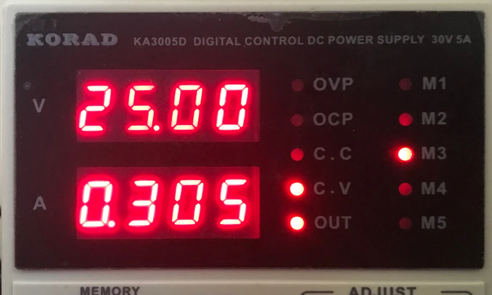 Fornecimento de energia ao laboratório